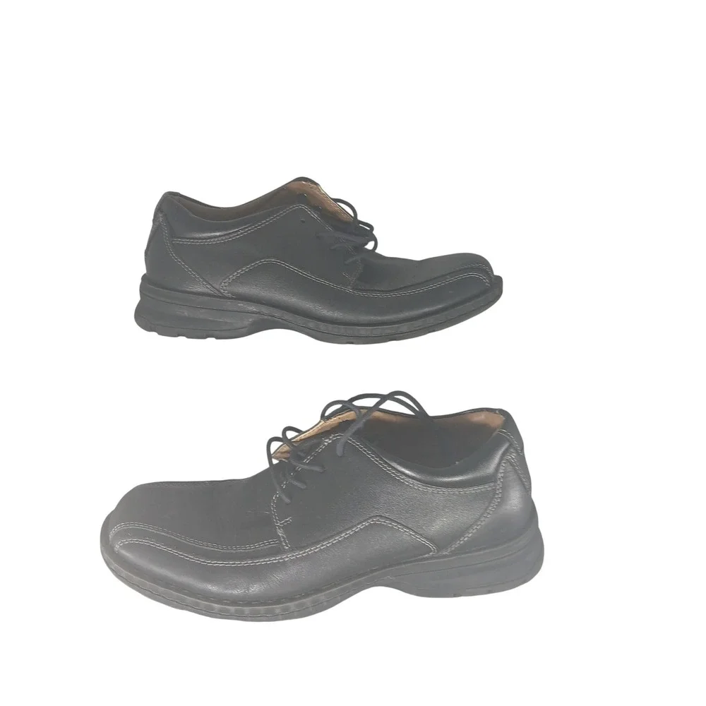 Dockers ProStyle Oxford Shoes 7M Black Leather‎ All Motion Comfort 90-29024